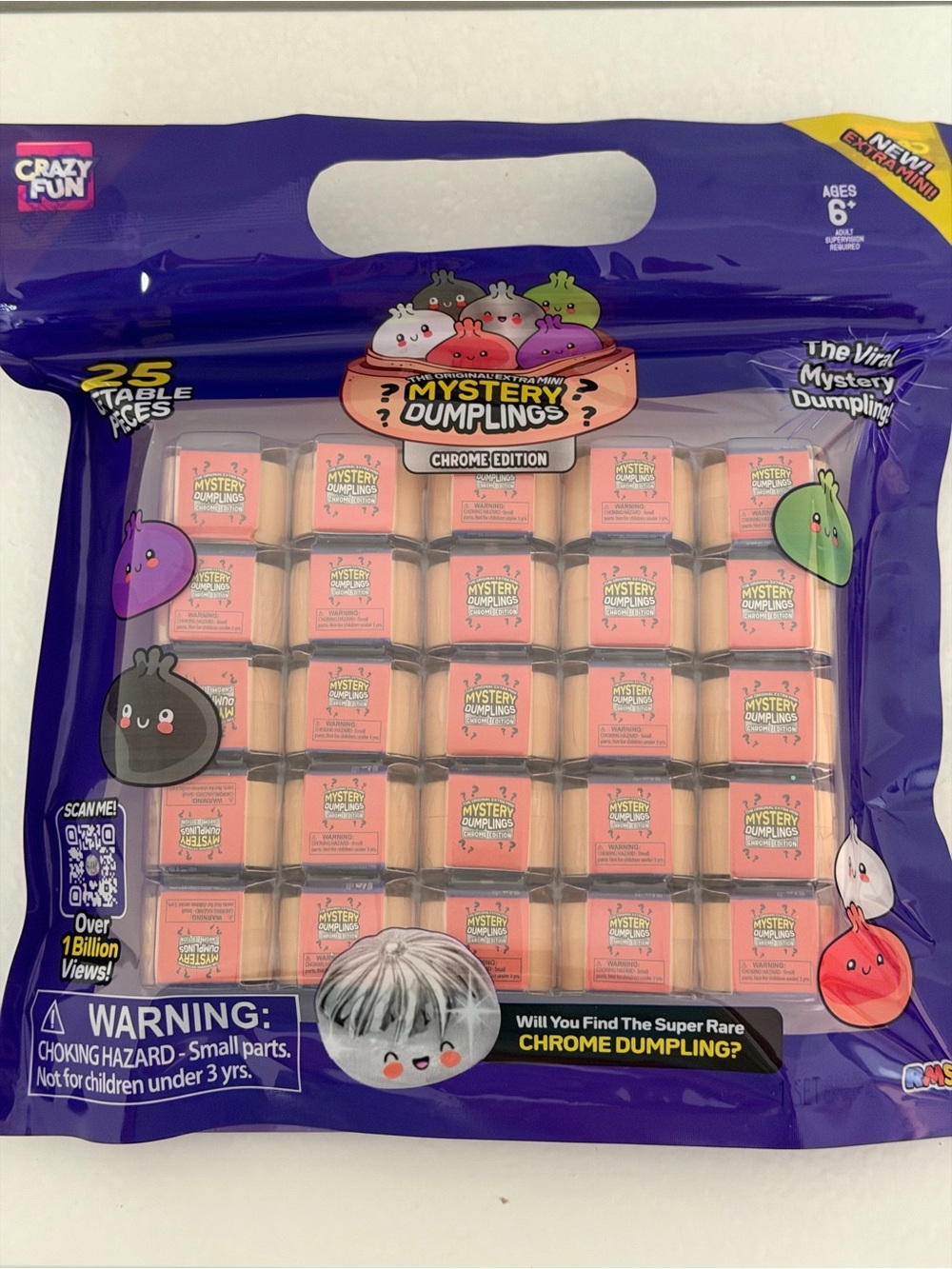 RMS Crazy Fun Mystery Dumplings Chrome Edition 25 Pack